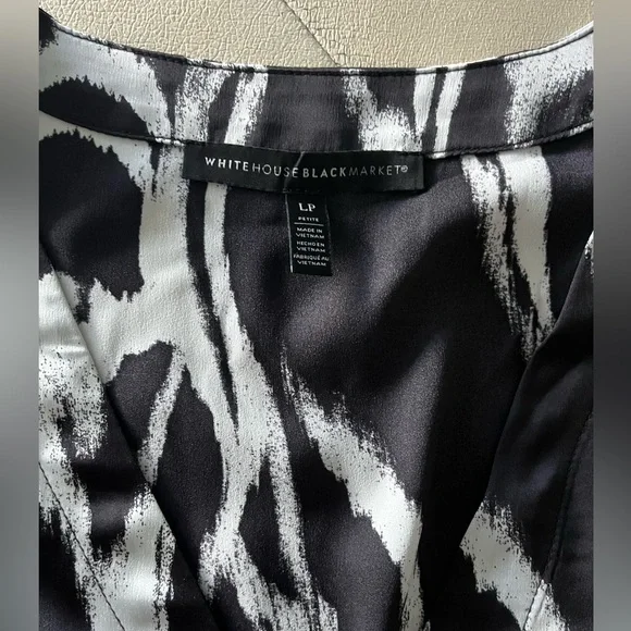 WHBM Kimono Sleeve Blouse, Size L Petite - Picture 4 of 7